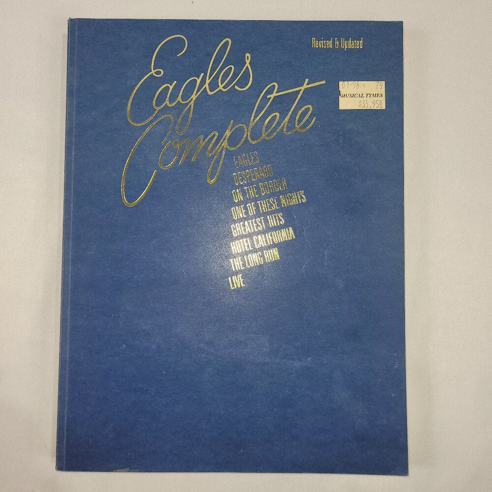 The Eagles Complete Revised Edition Guitar Lyrics Music Song Book